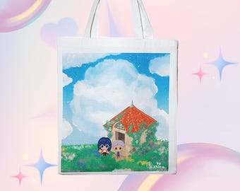 Howl's Secret Garden Tote Bag | Cute Tote Bag | Book Bag