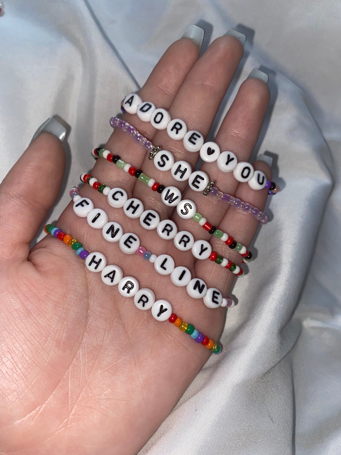 Harry Styles Inspired Beaded Bracelets Etsy