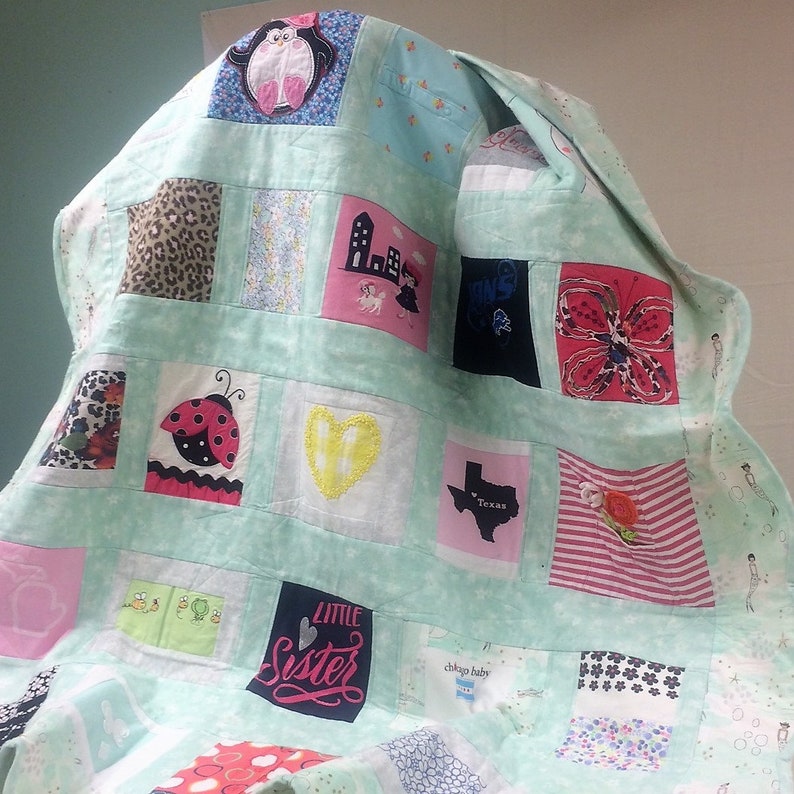 Baby Clothing Quiltkeepsake Quilttshirt Quiltmemory Etsy