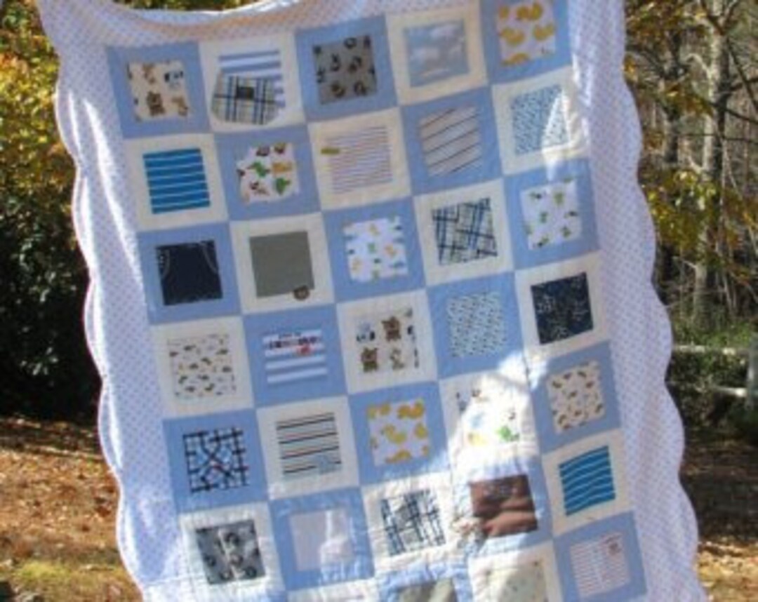 Baby Clothing Quilt/keepsake Quilt/tshirt Quilt/memory Quilt/ Etsy