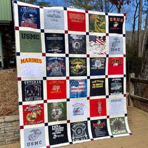 T-shirt Quilt-Memory Quilt-Keepsake Quilt-College Quilt-Military Quilt-Custom Quilt-CUSTOM Order-DEPOSIT ONLY