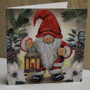Diamond Spezial, Grußkarte, Grußkarte, Weihnachtskarte, Wichtel, Weihnachtsmann, Zwerg