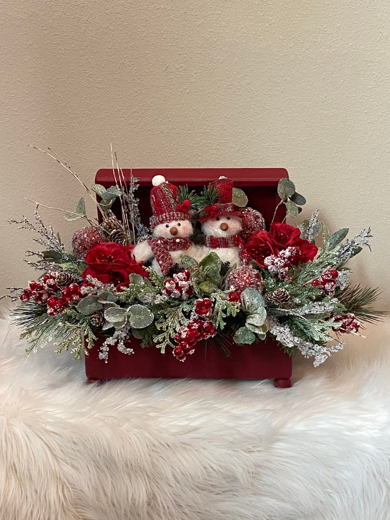 Snowmen Christmas Arrangement