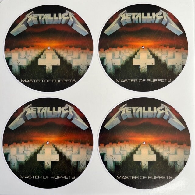 Metallica Vinyl Record Art 