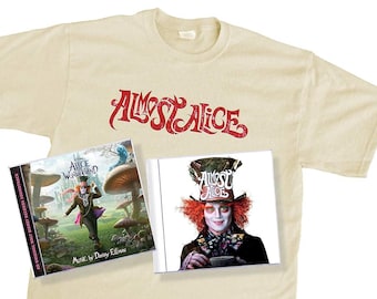 Alice in Wonderland - Almost Alice Bundle 2 NEW CD and Large T-shirt