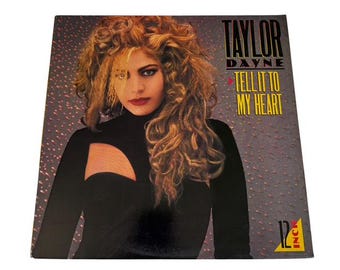 Taylor Dayne - Tell It To My Heart (1987) 12 Inch Vinyl Maxi-Single