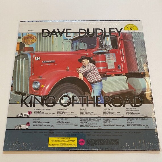Dave Dudley - King of the Road (1980) NEW SEALED YELLOW Vinyl - Etsy