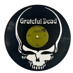 Grateful Dead Skull Vinyl Record Art - Grateful Dead