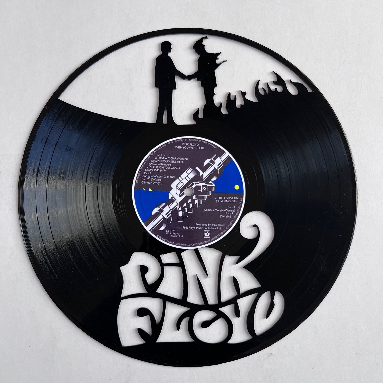 Pink Floyd Vinyl Record Art - Wish