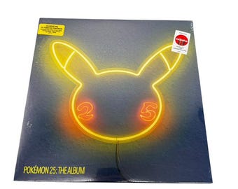 Pokemon 25: The Album (2022) NEW and SEALED Two Tone with Poster and Sticker Sheet