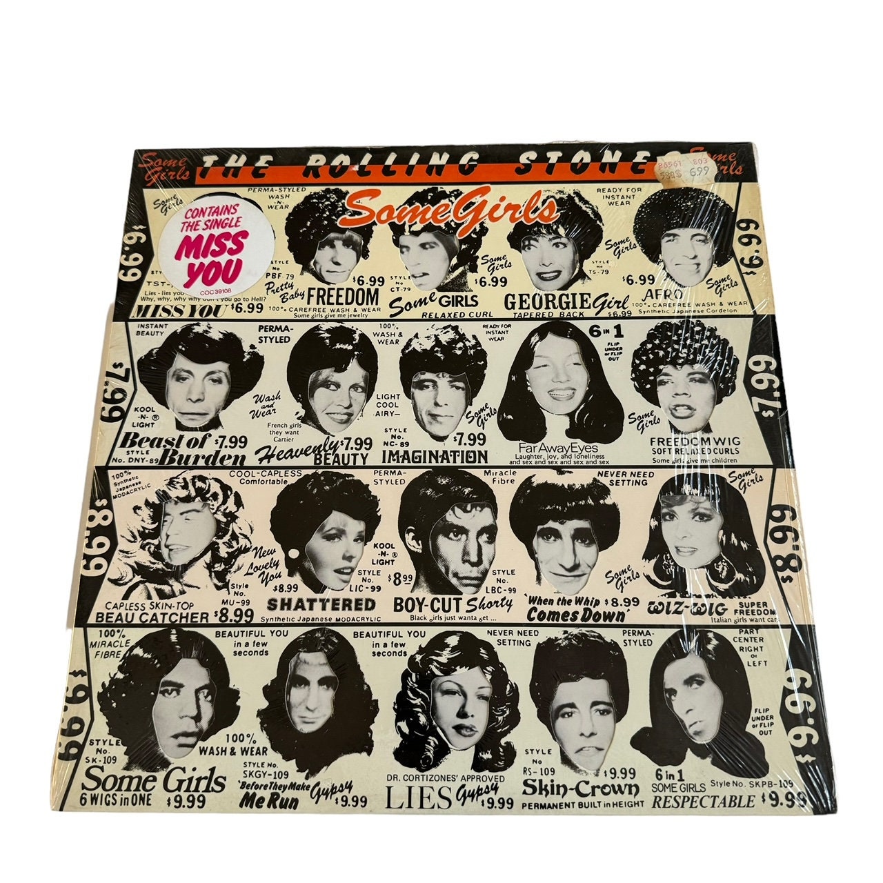 Rolling Stones - Some Girls (1978) 1st Version RARE - COC 39108 - Etsy