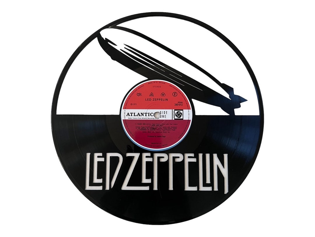 Led Zeppelin Vinyl Art Etsy