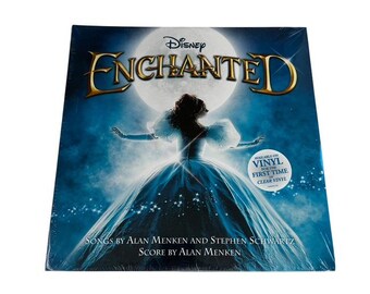 Disney - Enchanted Movie Soundtrack Clear Double Album Vinyl NEW and SEALED