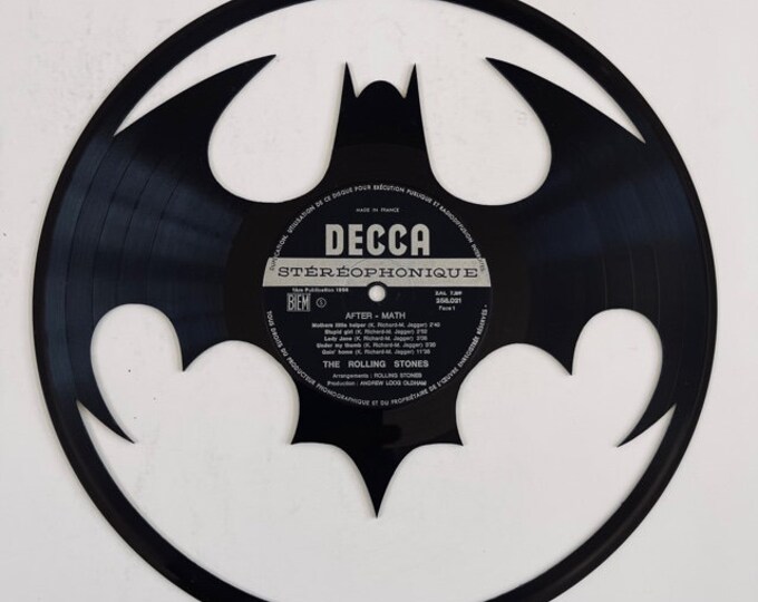 BATMAN Vinyl Record Art Etsy