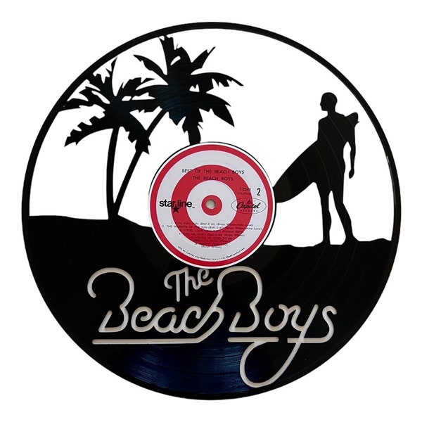 Beach Boys Vinyl Record Art - Surfer