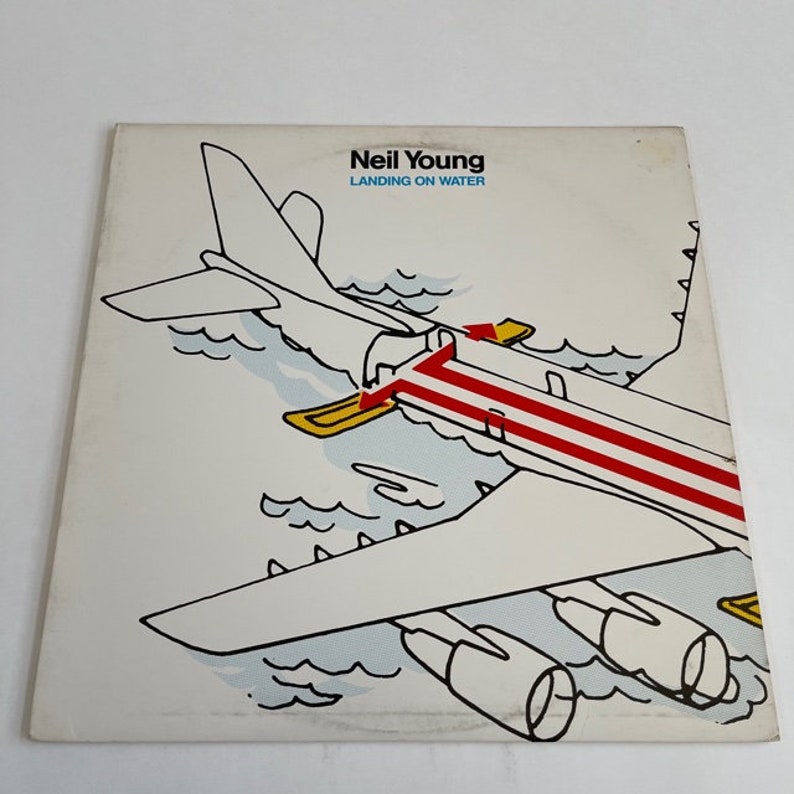 Neil Young Landing On Water 1986 image 1