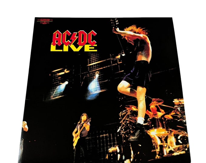 AC/DC - LIVE - (1986) 180 Gram - 50th Anniversary Gold Colored Vinyl ...