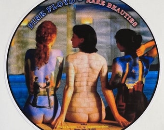 Pink Floyd 4 Inch Round Vinyl Sticker