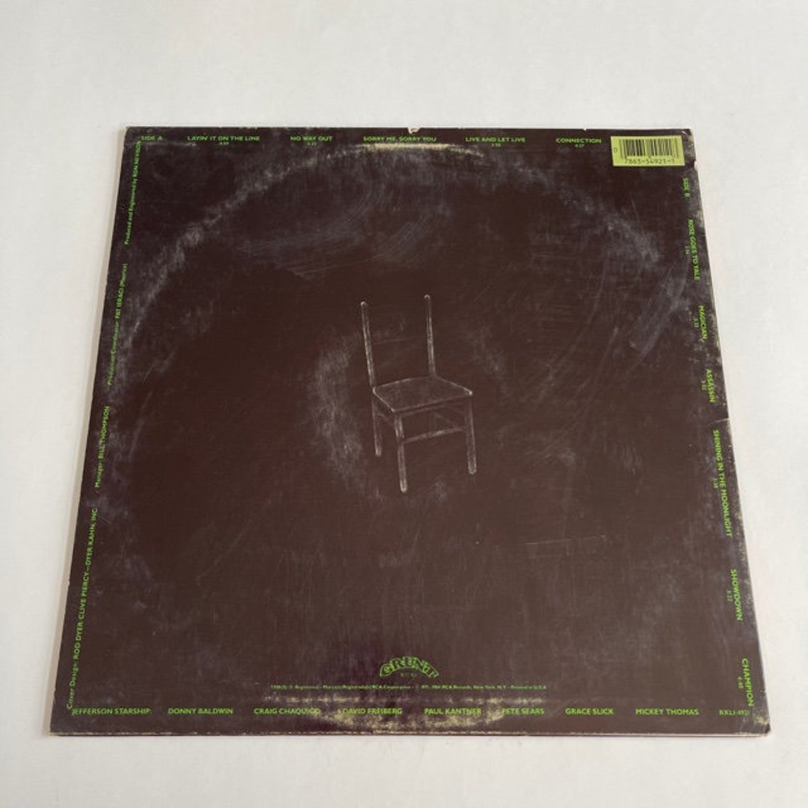 Jefferson Starship Nuclear Furniture 1984 Etsy