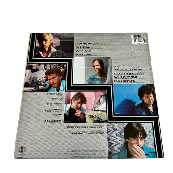 Jackson Browne - Lawyers in Love (1983) - Etsy