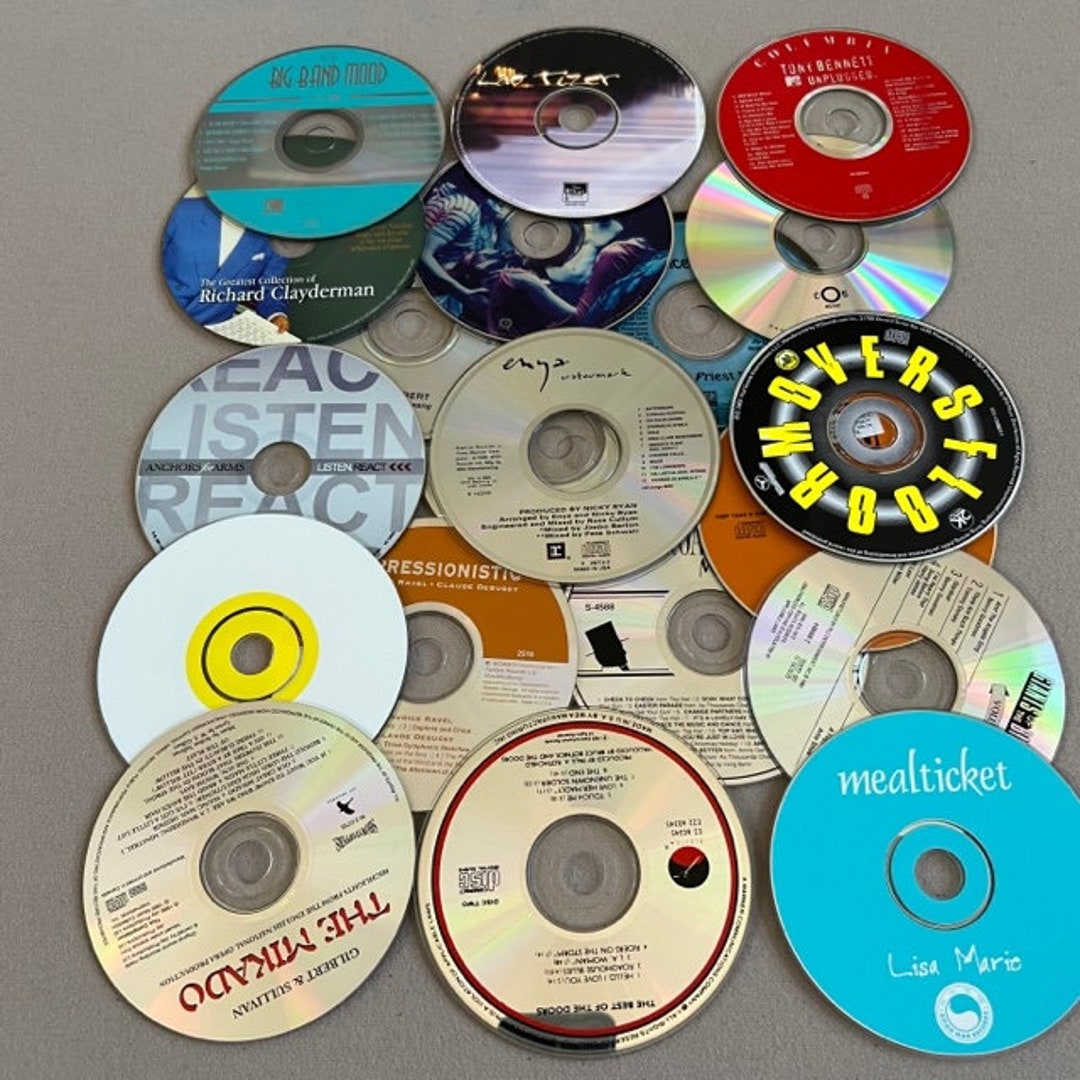 20 Compact Discs for Arts and Crafts - Etsy