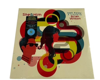 She & Him - Melt Away: A Tribute to Brian Wilson (2022) NEW and SEALED Baby Blue Vinyl
