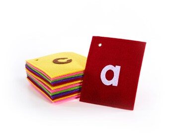 Alphabets Felt Flash Cards