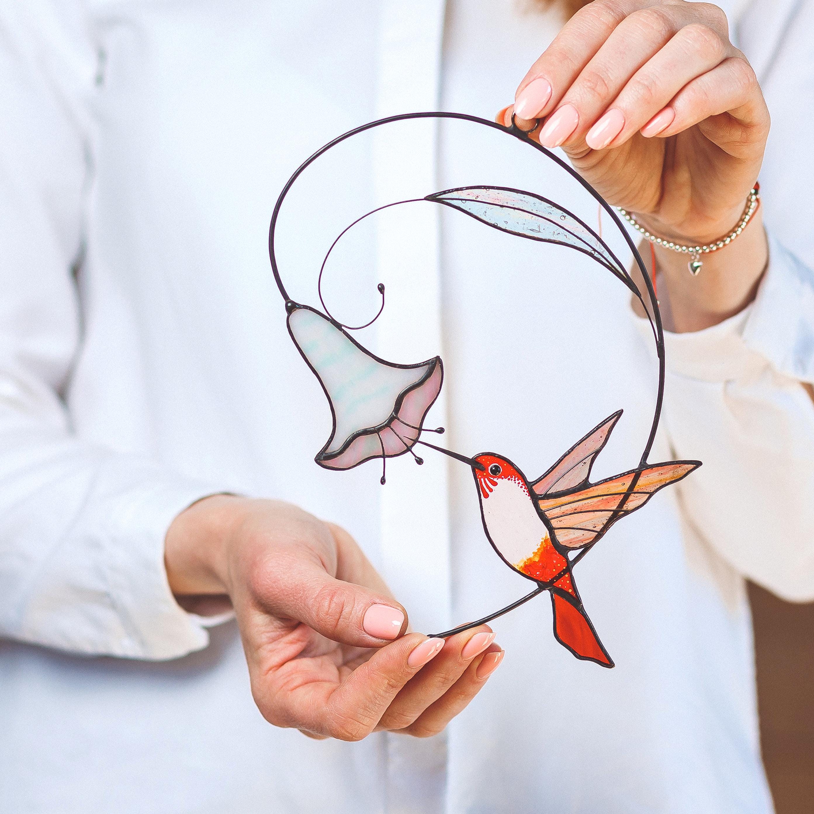 Colorato colibrì Suncatchers da appendere alla finestra