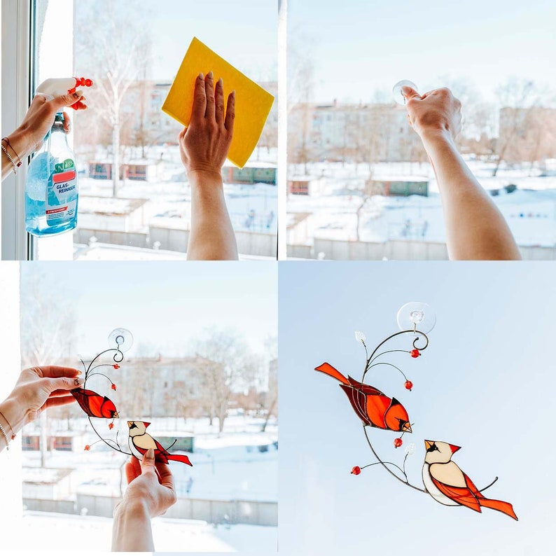 Stained Glass Window Hangings Butterfly Art Home Decor Gift Etsy