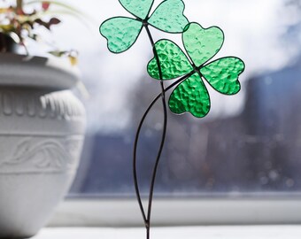 Handbemalter Glas-Lichtfänger - Motiv Vierpass, 15x15 Cm, Keltisches Design, Perfekt Als Geschenk
