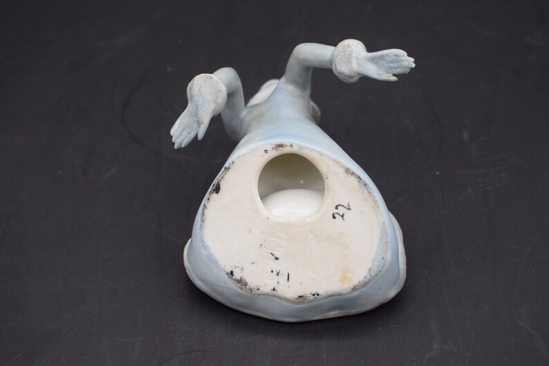 Beautiful porcelain bather old art nouveau