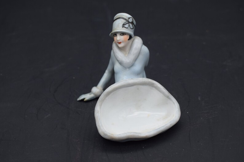 Beautiful porcelain bather old art nouveau