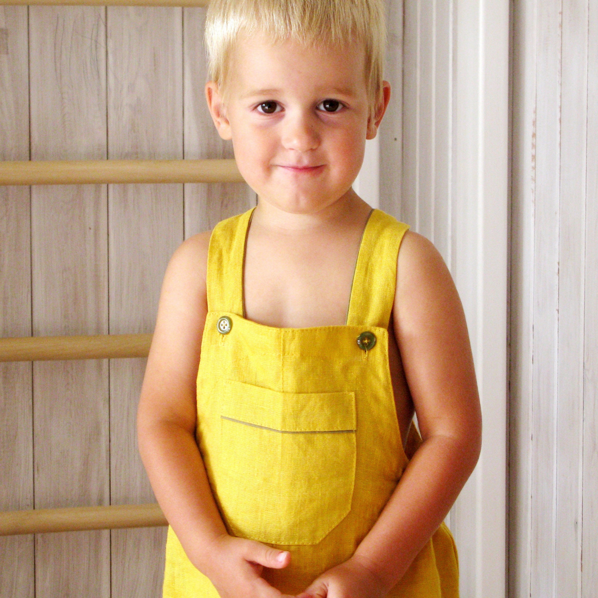 Linen romper boy Jumpsuit boys Sustainable clothing Etsy