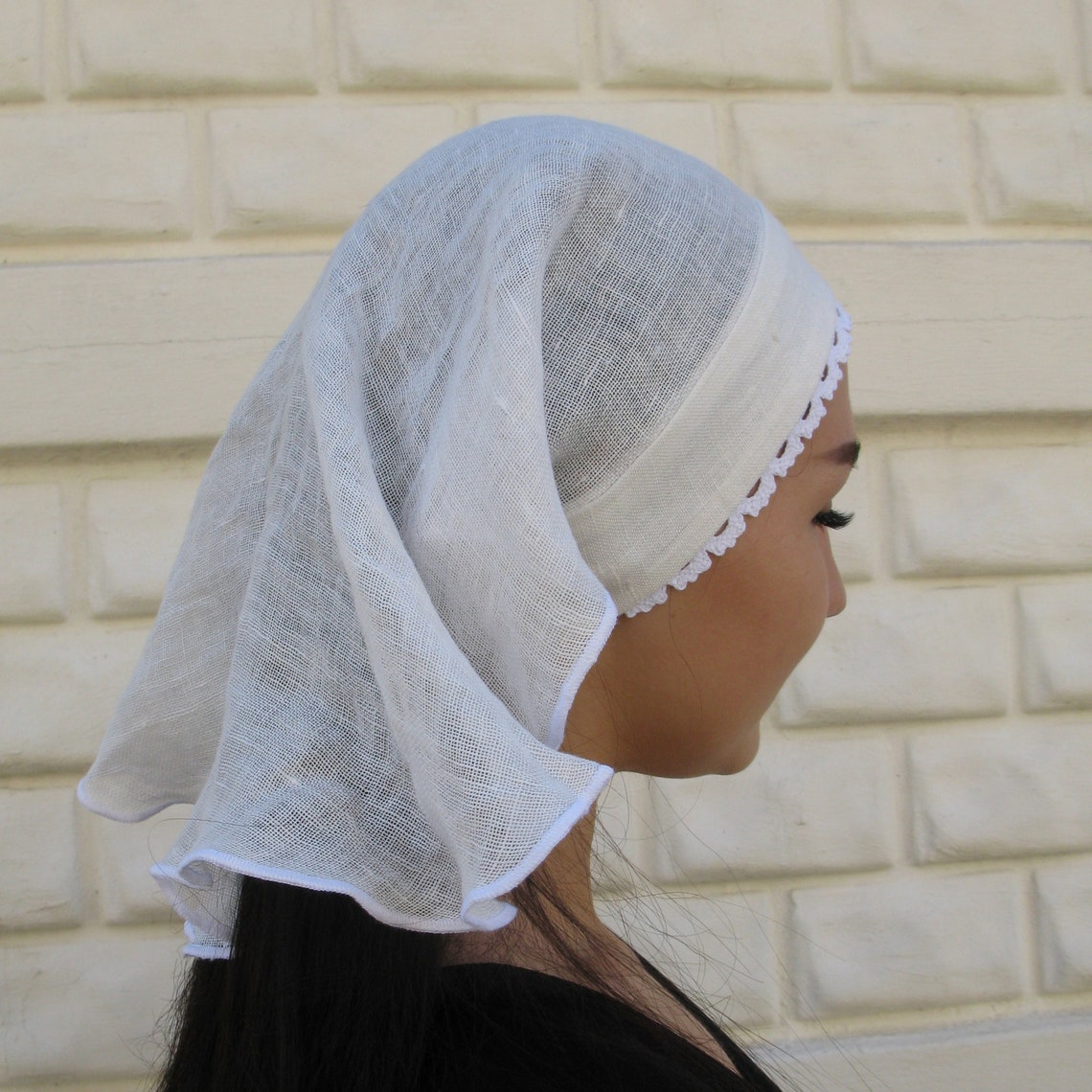 Medieval headband Veil for mass Etsy