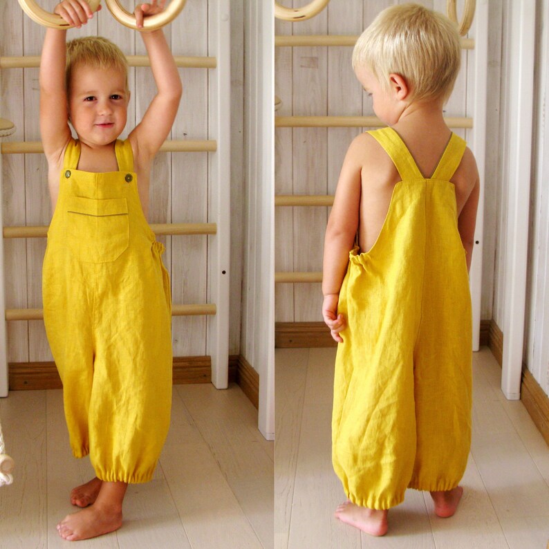 Linen romper boy Jumpsuit boys Sustainable clothing Etsy