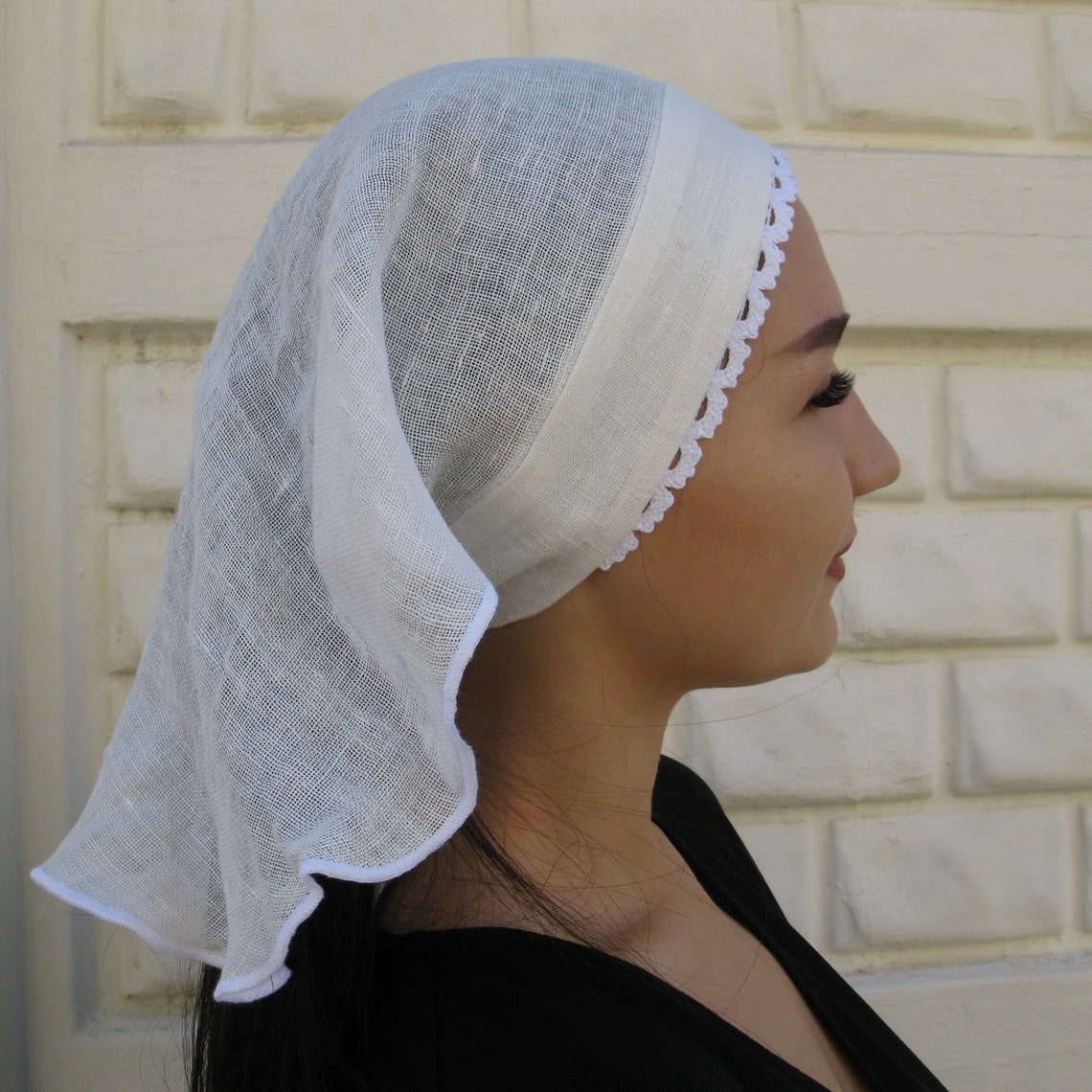 Medieval headband Veil for mass Etsy