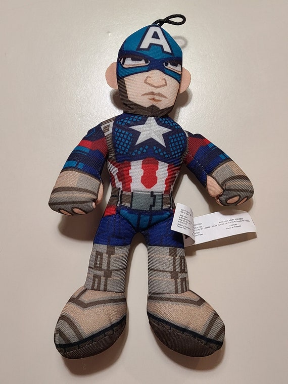 10 Inch Plush Stuffed Captain America Doll, From Avengers, Good Condition -   Canada
