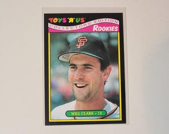 1986 Donruss Rookies #32 Will Clark San Francisco Giants Rookie Card - Mint Condition