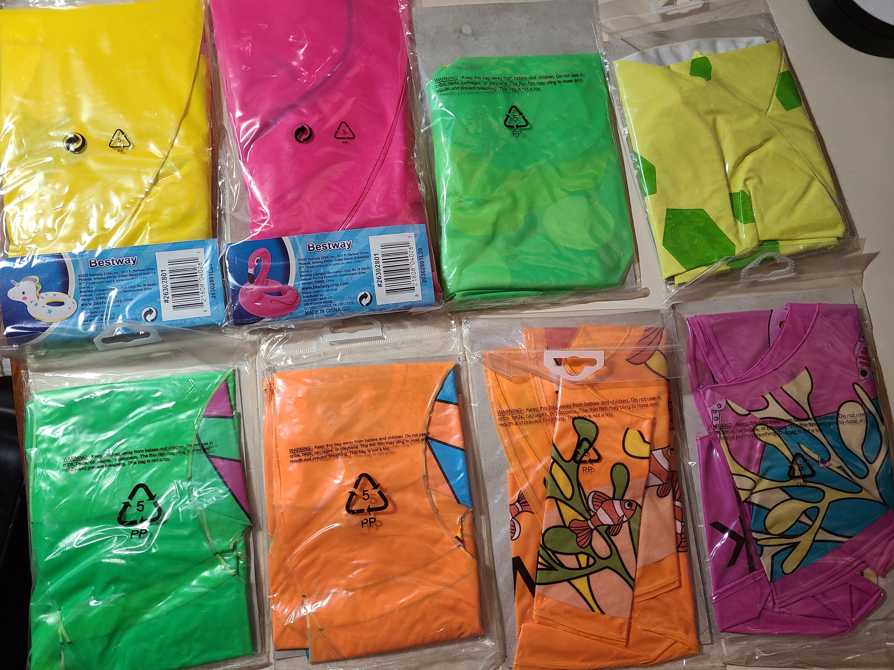 Inflatable Split Ring Swim Ring Floats Brand New Sealed for Ages 3-6 ...