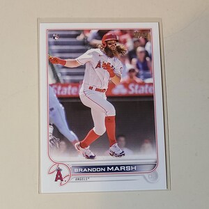 BRANDON MARSH 2022 TOPPS Series One Rookie Card Philadelphia