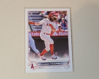 BRANDON MARSH 2022 TOPPS Series One Rookie Card Philadelphia