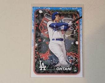 Shohei Ohtani 2024 Topps Holiday Baseball Card