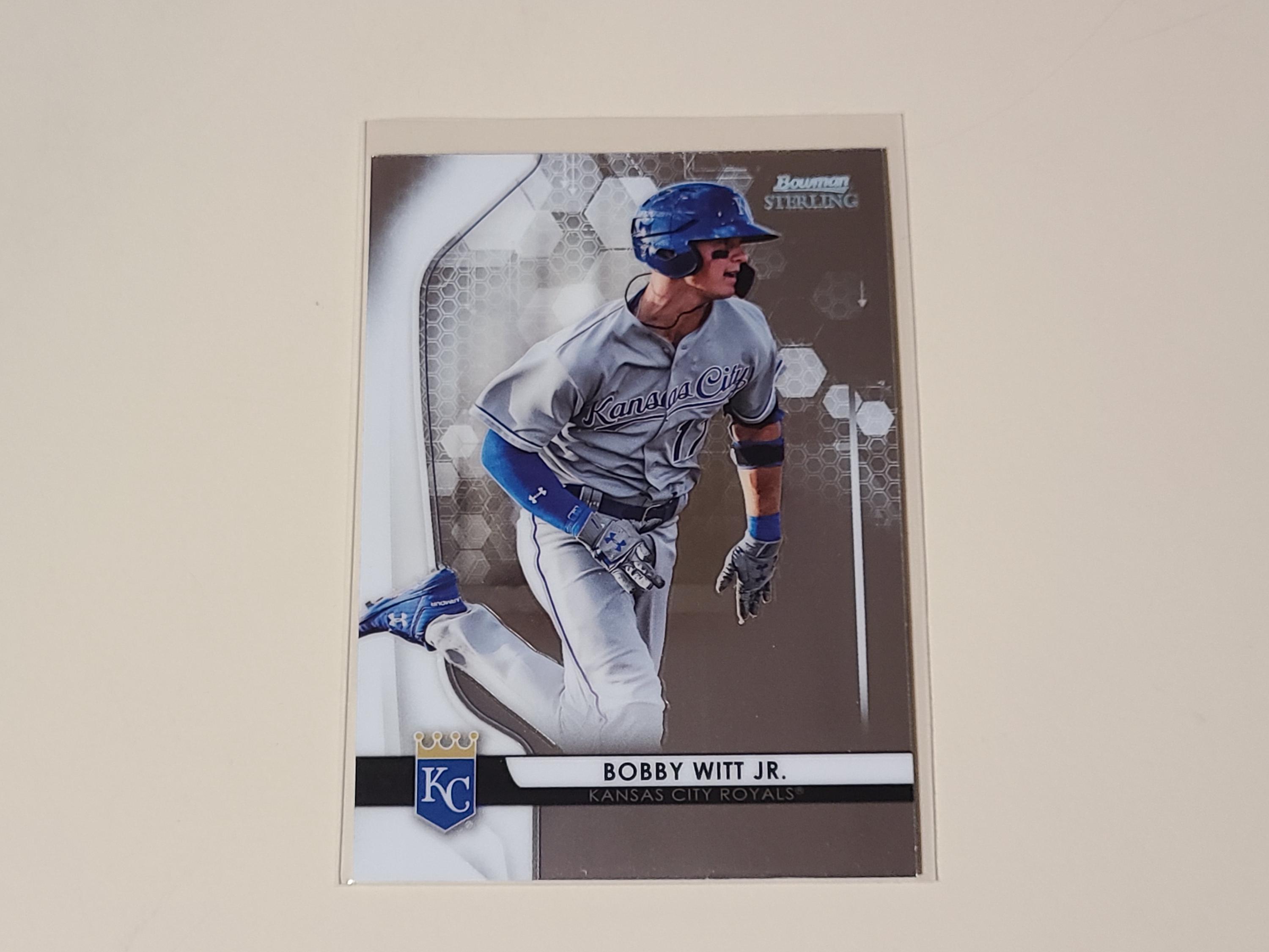 Bobby Witt Jr. 2020 Bowman Sterling Prospect Rookie Baseball Card 