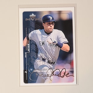 Derek Jeter 1999 Upper Deck MVP Silver Baseball Card