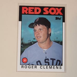 1986 Topps Roger Clemens 2nd Year Baseball Card