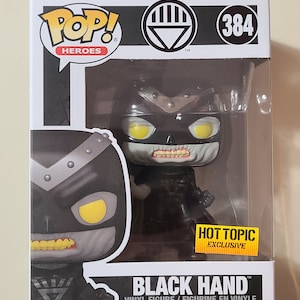 Funko Pop Hot Topic Black Hand from DC Comics #384, 4 inch action figure, Brand New & Sealed