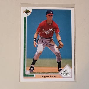 1991 Upper Deck Chipper Jones RC Rookie Baseball Card