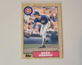GREG MADDUX RC 1987 Fleer Update #U68 Baseball Card - Chicago Cubs