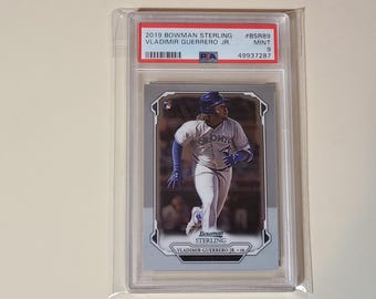 Vladimir Guerrero Jr. 2019 Bowman Sterling RC Rookie Baseball Card graded PSA 9 Mint