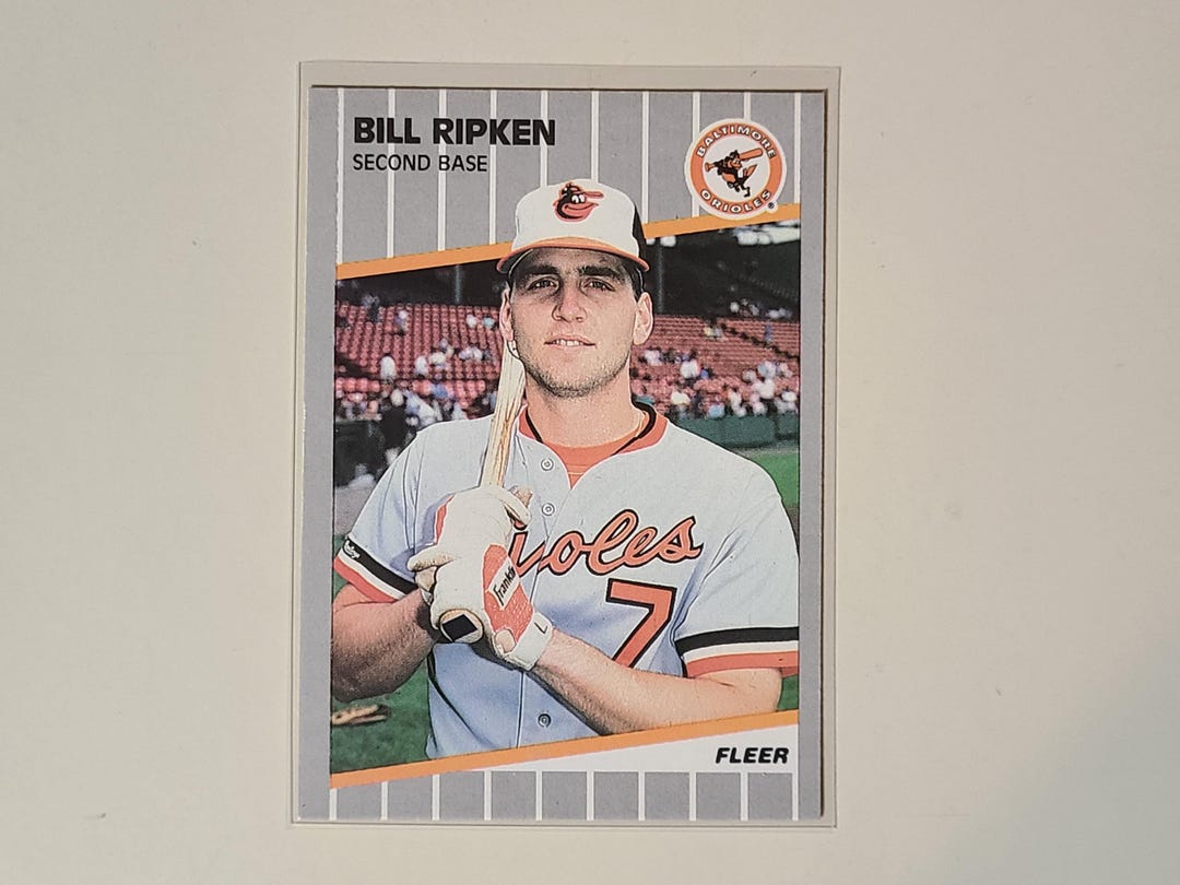 1989 Fleer Bill Billy Ripken Error Black Box Baseball Card - Etsy